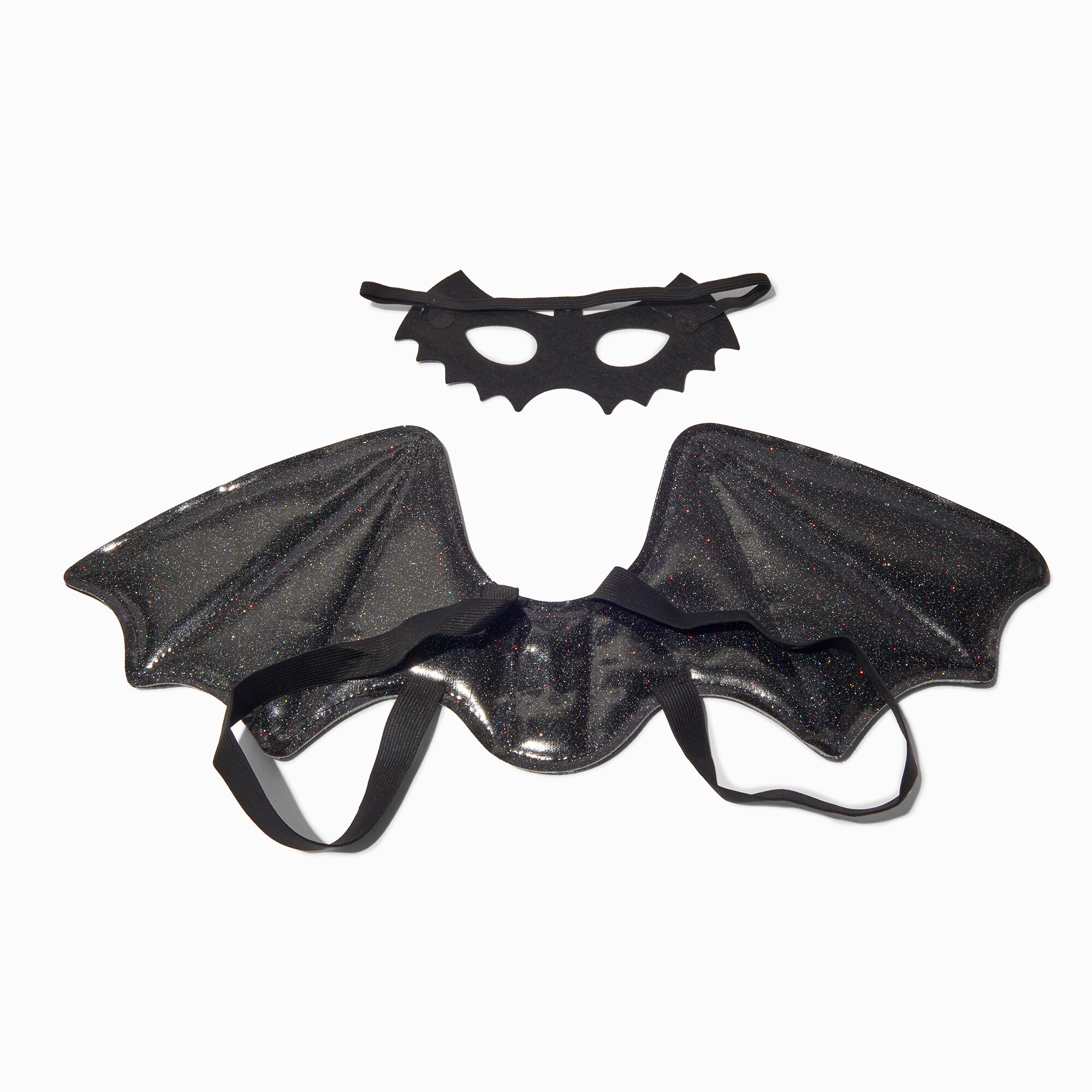 Black Glitter Bat Dress Up Set - 3 Pack,