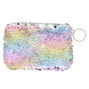 Reversible Sequin Rainbow Pastel Coin Purse,