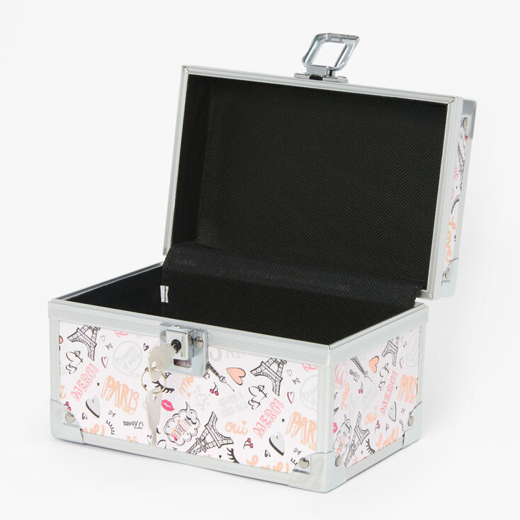 Pink Paris Lock Box,