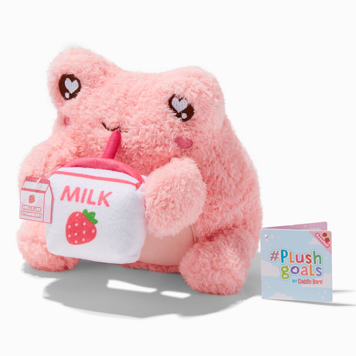 Peluche Wawa lait fraise 15&nbsp;cm &#35;Plush Goals by Cuddle Barn&reg;,