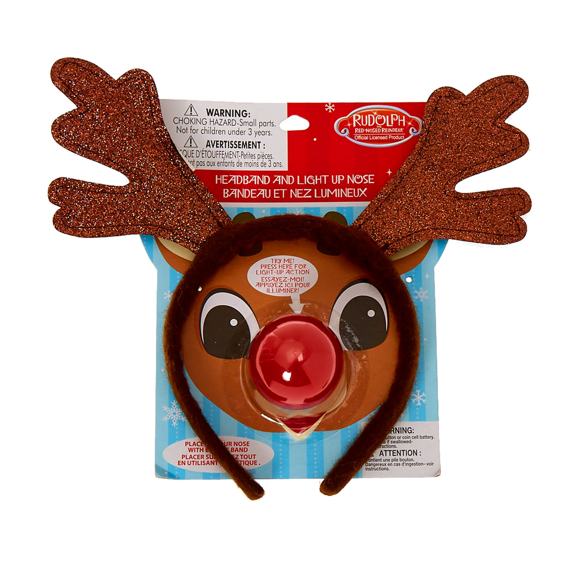 Rudolph The Red Nosed Reindeer Headband Nose Rudolph The Red Nosed Reindeer Headband Nose