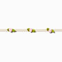 Pink Rose White Ribbon Choker Necklace,