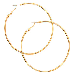 Gold-tone 70mm Hoop Earrings,