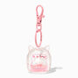 Gamer Cat Water-Filled Glitter Keychain,