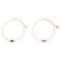 Gold Mood Turtle Chain Friendship Bracelets - 2 Pack,