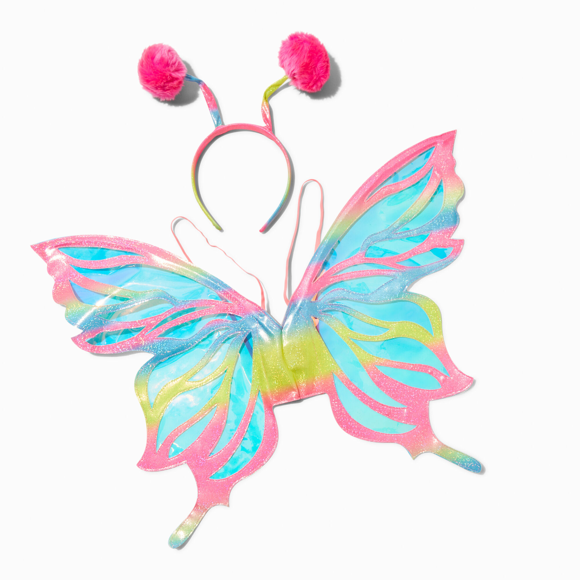 View Claires Butterfly Dress Up Set 2 Pack Rainbow information