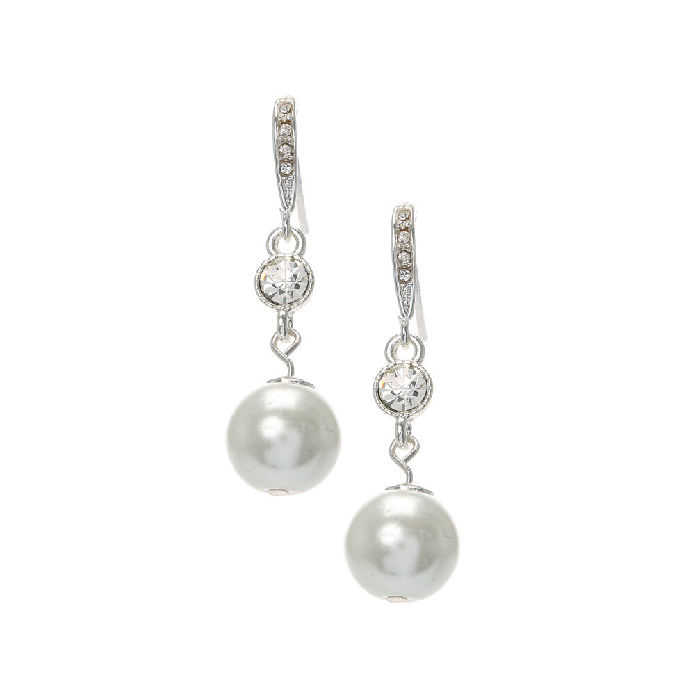 Big pearl earrings claire's cheap