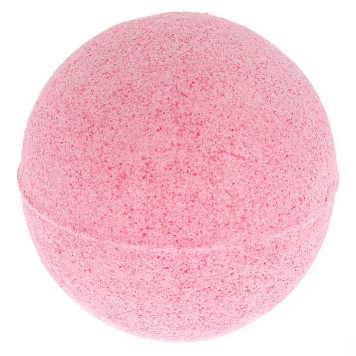 Bombe de bain rose &eacute;moji licorne qui pleure,
