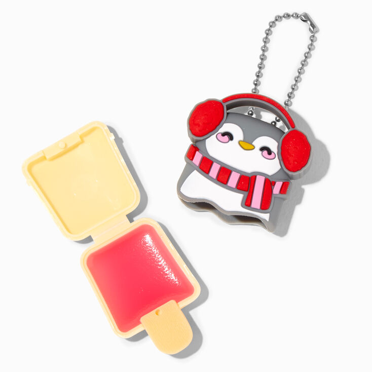 Pucker Pops&reg; Penguin Scarf Lip Gloss - Cherry,