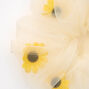 Giant Sheer Sunflower Hair Scrunchie,