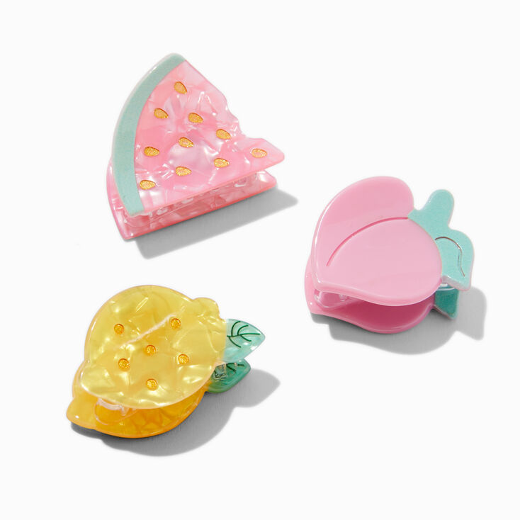 Fruit Mini Hair Claws - 3 Pack,