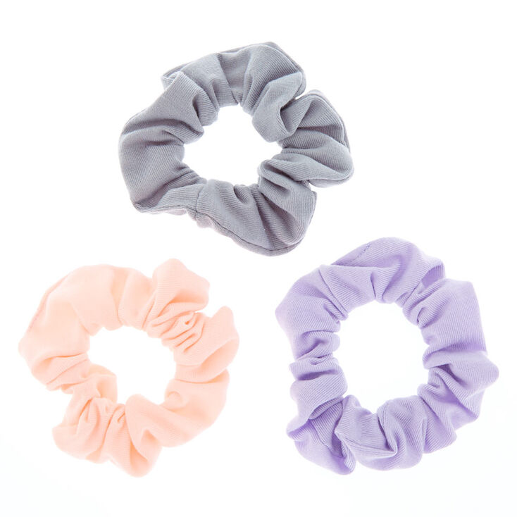 Small Pretty Pastel Hair Scrunchies - 3 Pack,