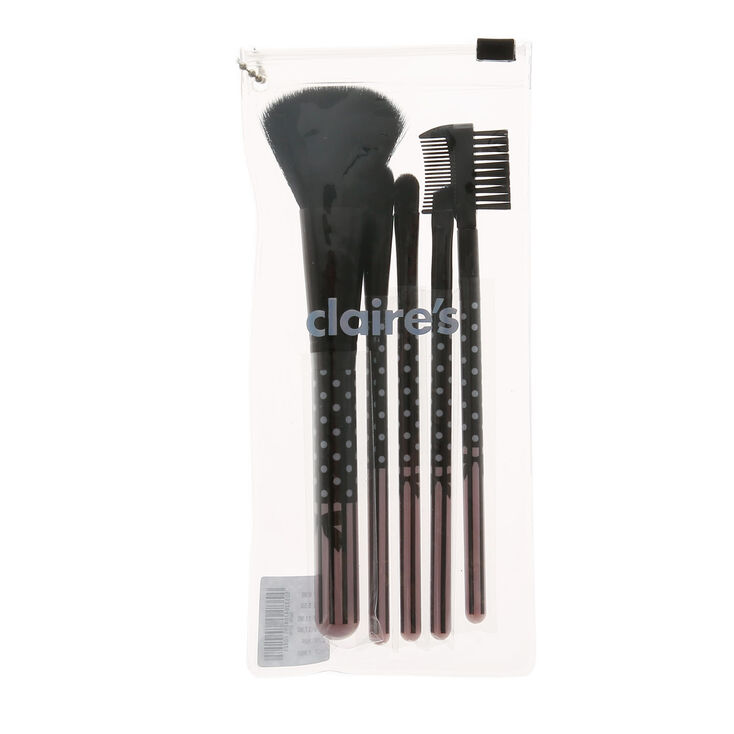 Pink Polka Dot Make Up Brush Set,