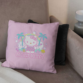 Hello Kitty&reg; Palm Tree Printed Throw Pillow &#40;ds&#41;,