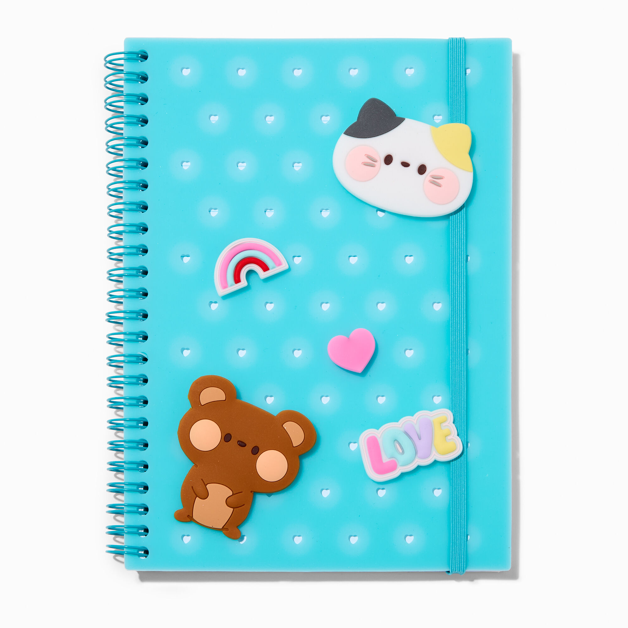 View Claires Silicone Charm Diary Blue information
