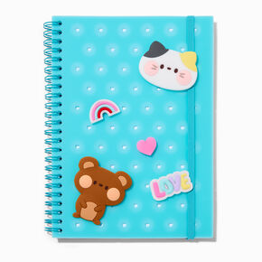 Blue Silicone Charm Diary,