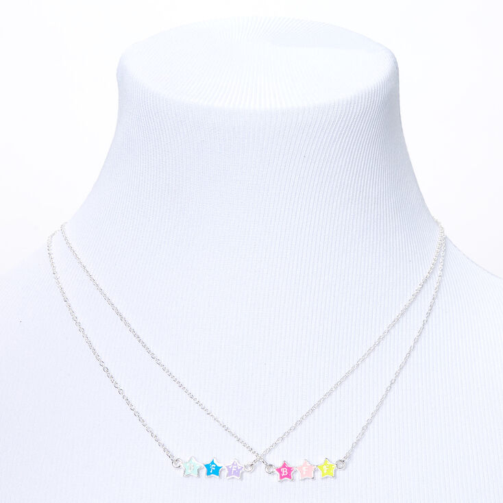 Best Friends Triple Star Pendant Necklaces - 2 Pack,