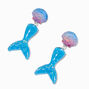 Puffy Mermaid Drop Earrings,