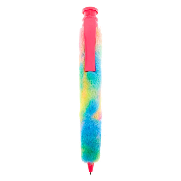 Faux Fur Rainbow Jumbo Pen,