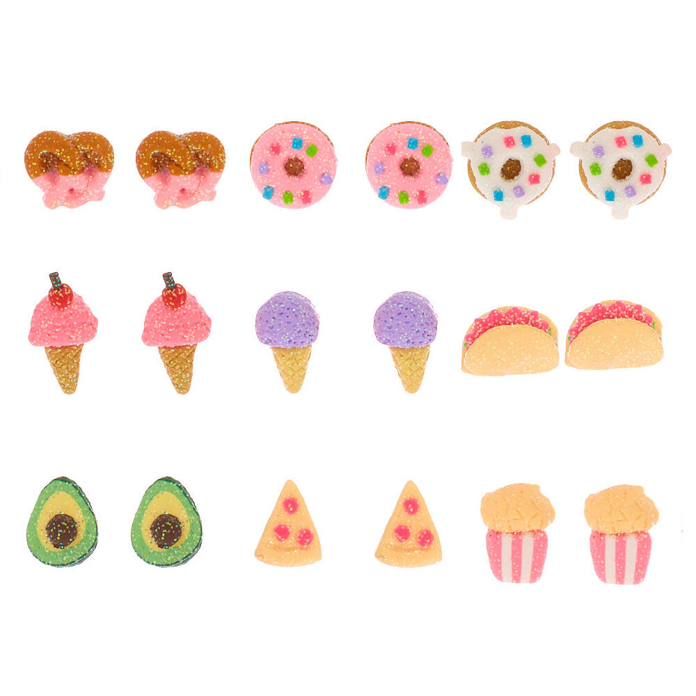 Claire's store food earrings