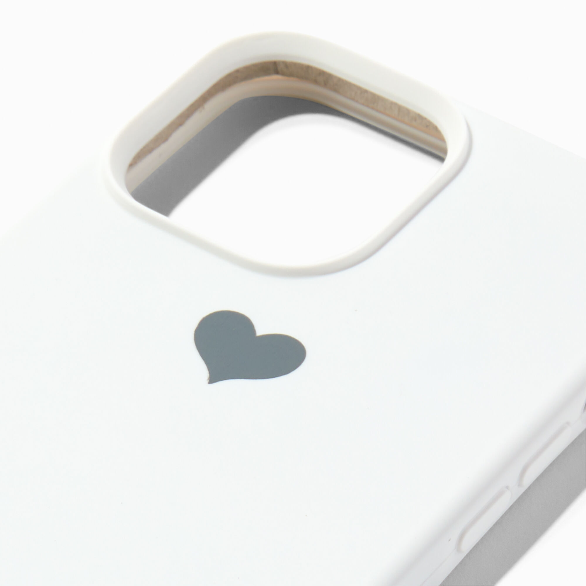White Heart Protective Phone Case - Fits iPhone® 12 Pro Max,