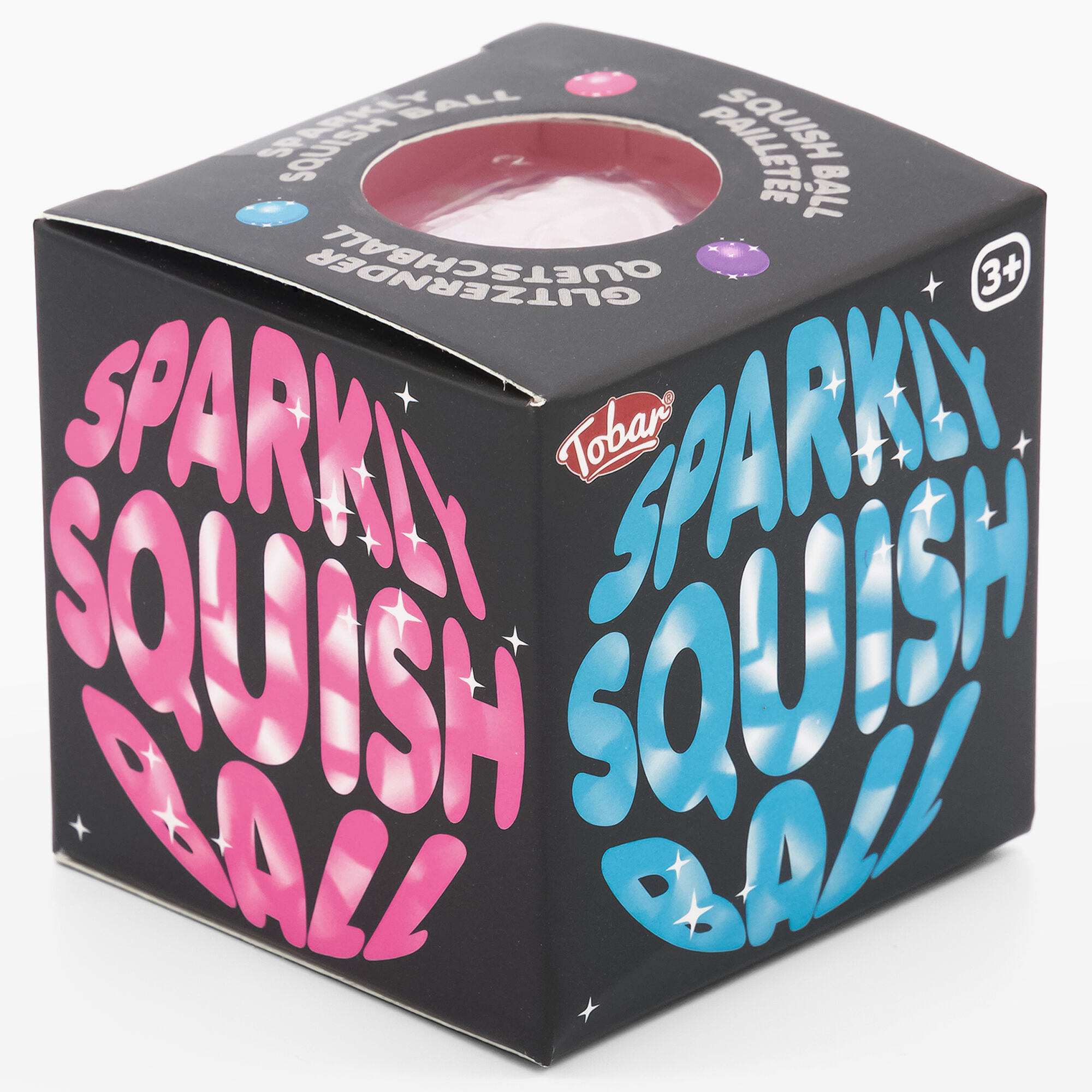Claire's Jouet fidget boule anti-stress scintillante – Les modèles peuvent varier
