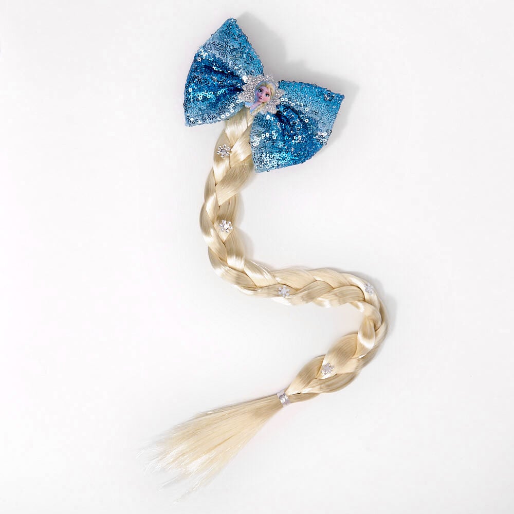 ©Disney Frozen 2 Elsa Fake Braid & Sequin Bow Hair,