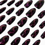 Purple Cat Eye Stiletto Vegan Faux Nail Set - 24 Pack,