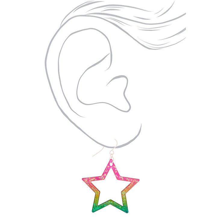 Pendantes Etoile Arc En Ciel 3 8 Cm Claire S Fr