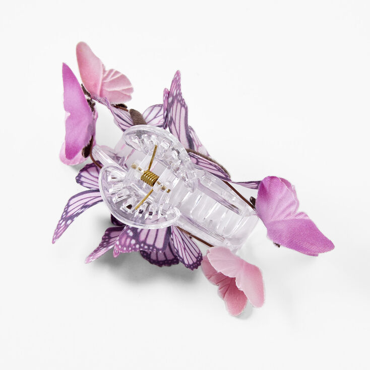 Pink Butterfly Hair Claw,