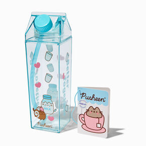 Pusheen&reg; Claire&#39;s Exclusive Milk Carton Water Bottle,