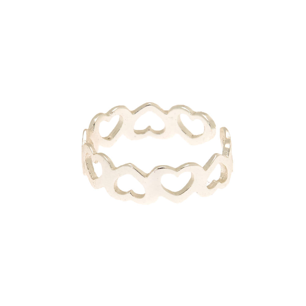 Heart cheap toe ring