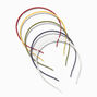 Claire&#39;s Club Jewel Tone Plastic Headbands - 5 Pack,