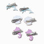 Claire&#39;s Club Glitter Sea Critter Hair Clips - 6 Pack,