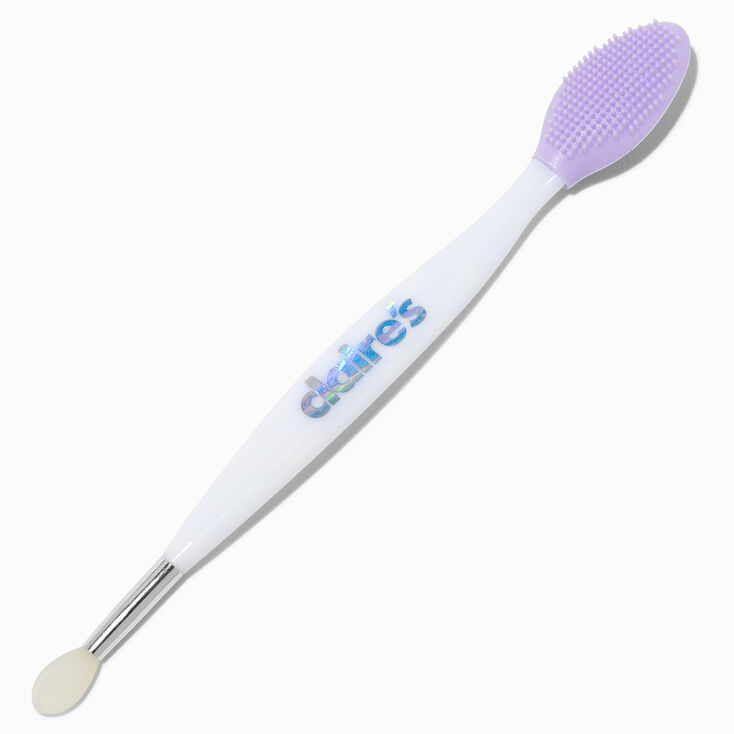 White &amp; Purple Dual-Ended Lip Scrub Brush,