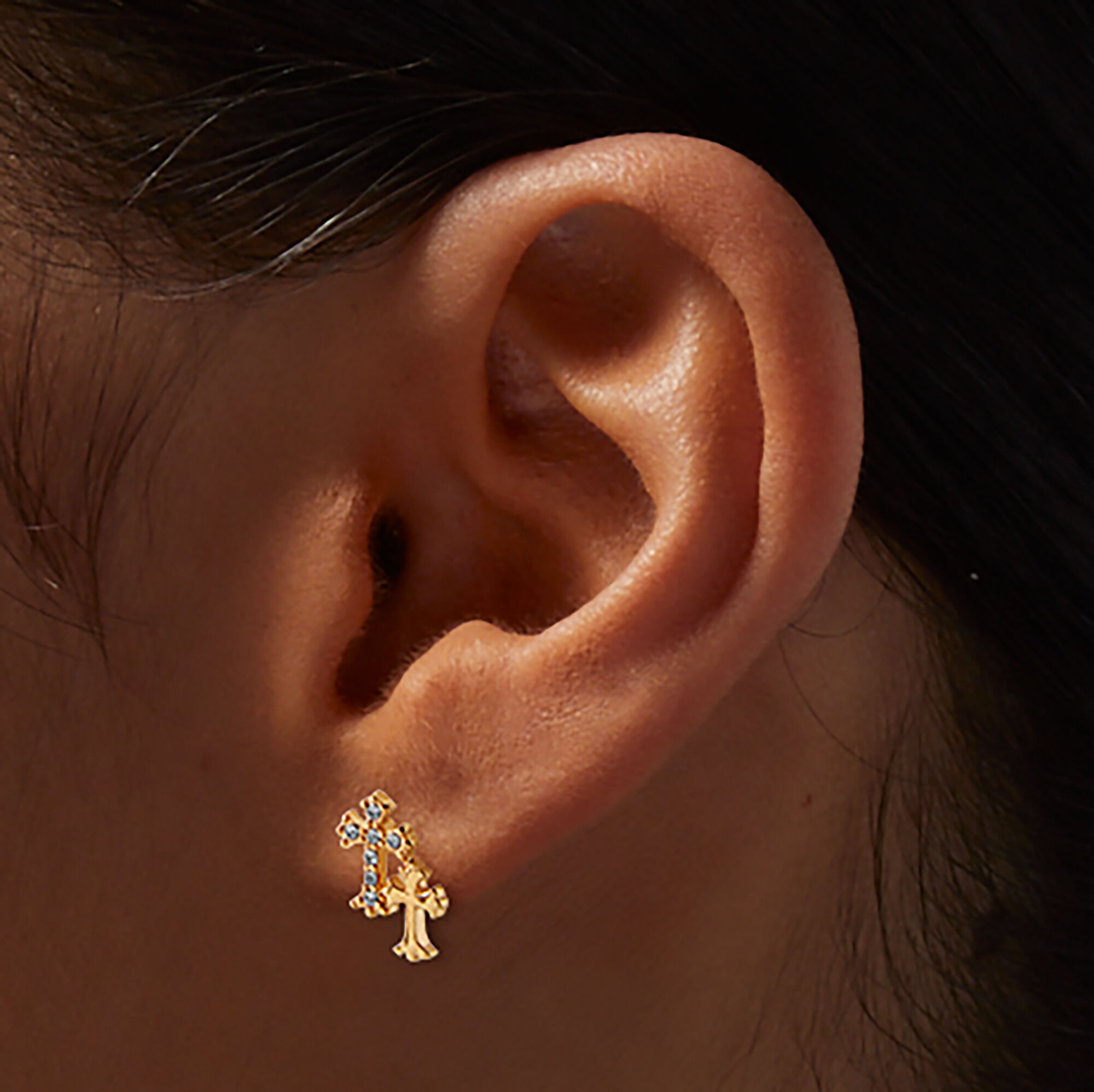 Double piercing earrings claire's hot sale