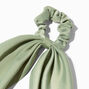 Small Sage Green Hair Scrunchie Scarf,