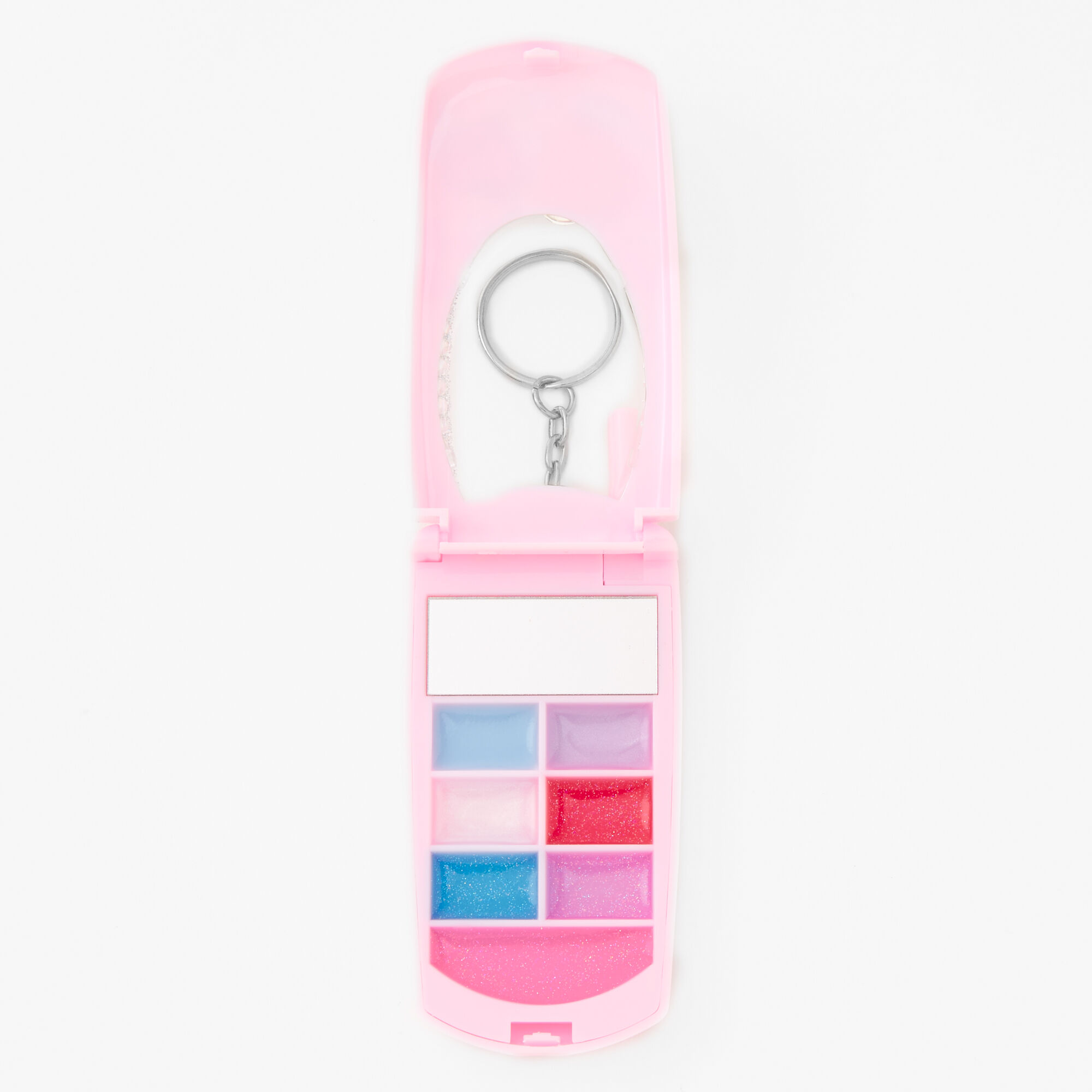 Pink Heart Bling Flip Phone Lip Gloss Set,