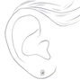 Silver Elephant Ear Jacket Earrings,