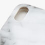 Coque de protection pour portable blanche effet marbr&eacute; - Compatible avec iPhone&reg; XR,