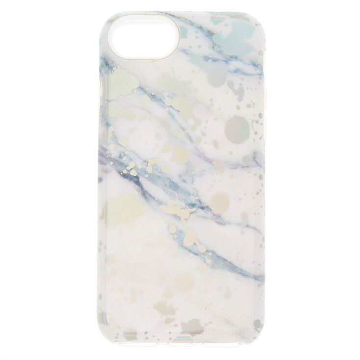 Coque de protection pour portable &eacute;claboussure de peinture effet marbr&eacute; - Compatible avec iPhone 6/7/8,