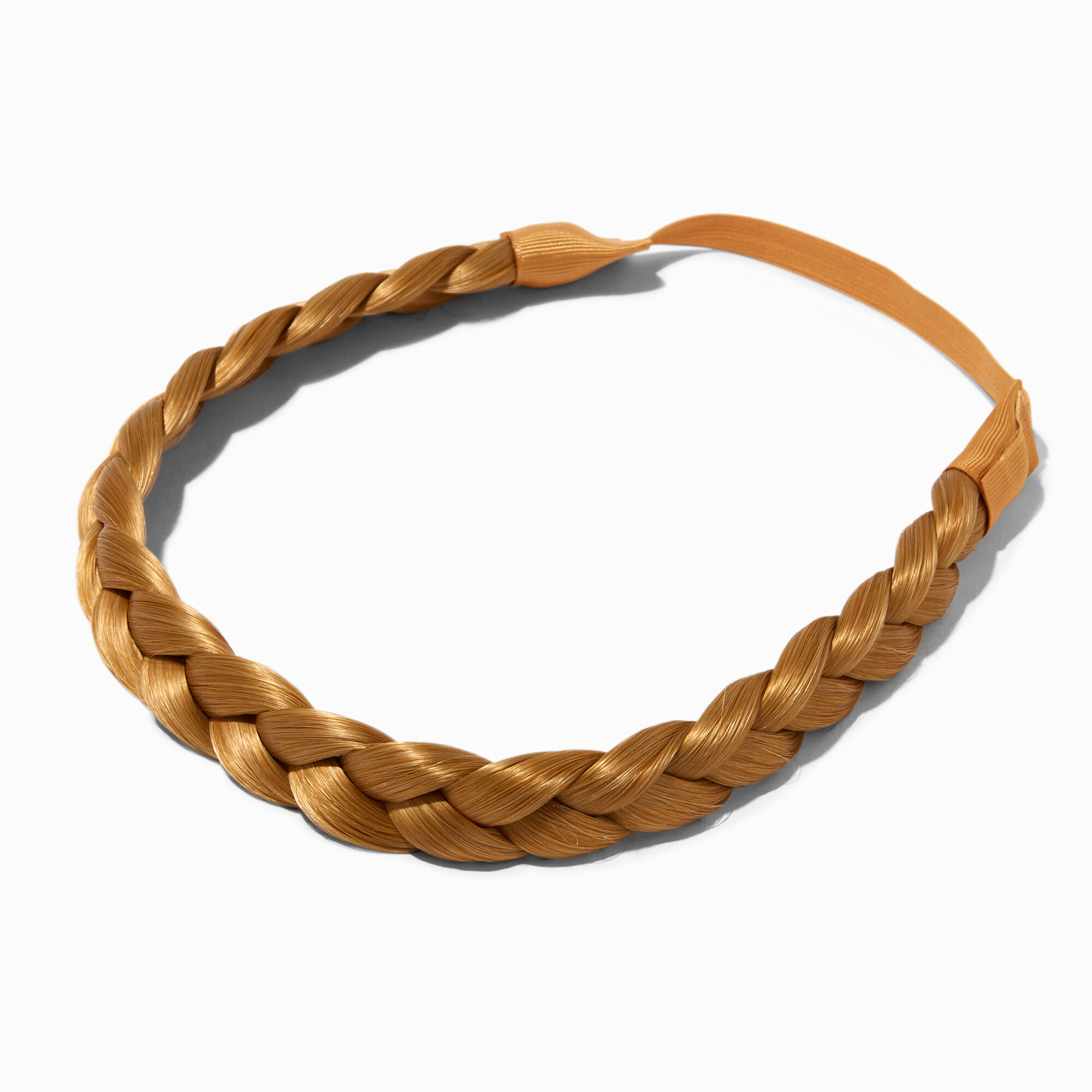 View Claires Caramel Blonde Braided Faux Hair Headwrap information