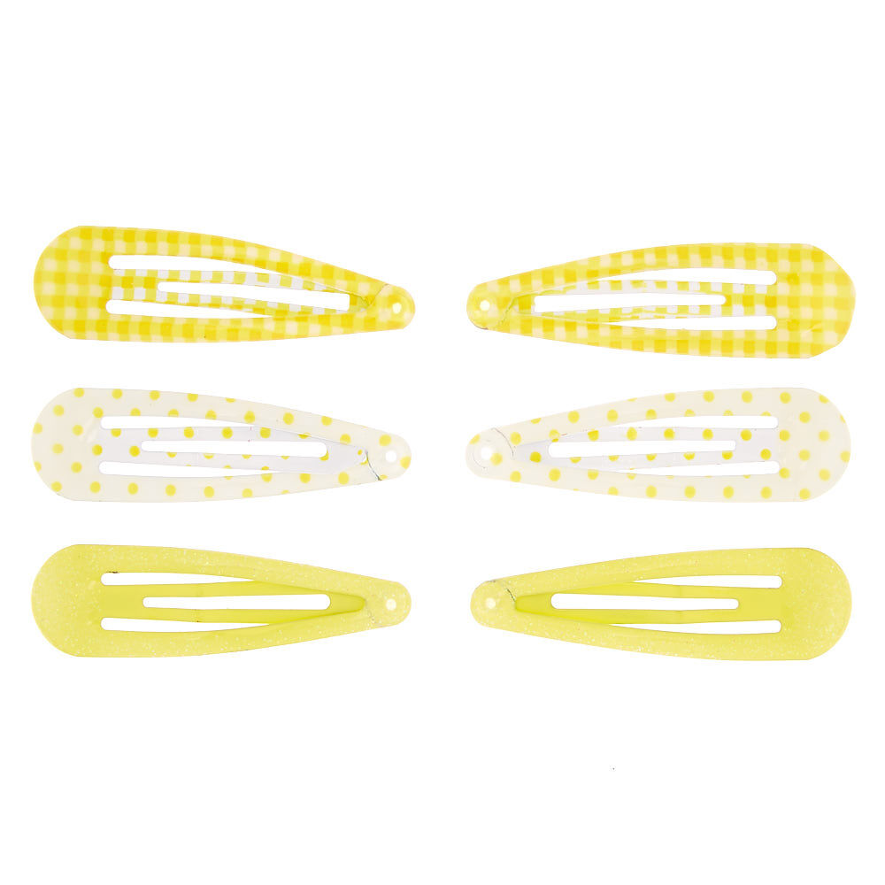 Yellow hair clips discount