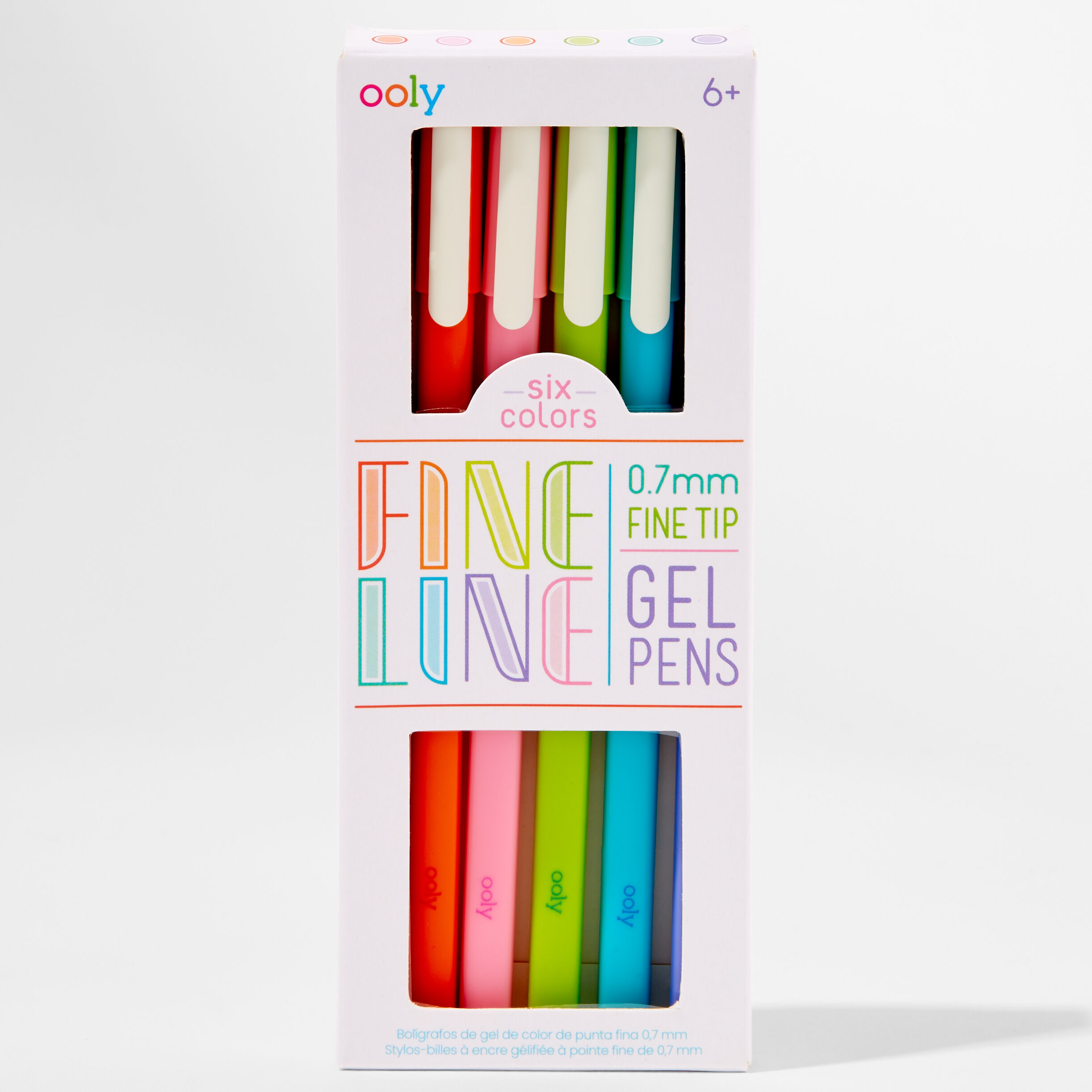 ooly™ Fine Line 0.7mm Fine Tip Gel Pens (6 pack)