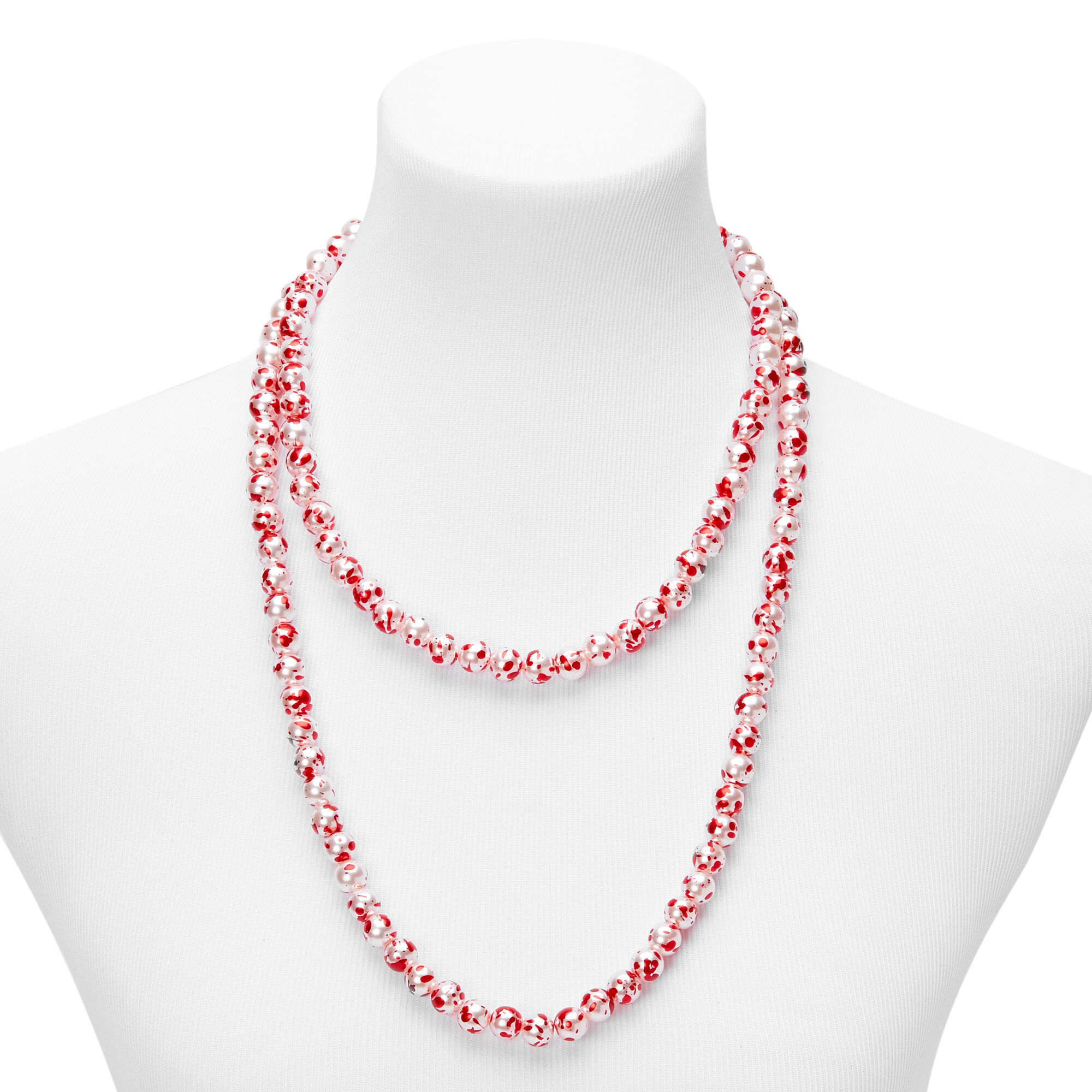 Blood Splatter Beaded Jewelry Set - 2 Pack,