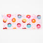 Donut Print Button Headwrap - Pink,