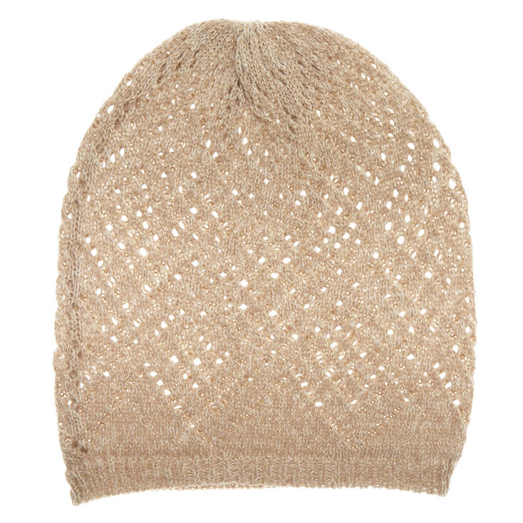 Claire's Bonnet tricoté couleur avoine