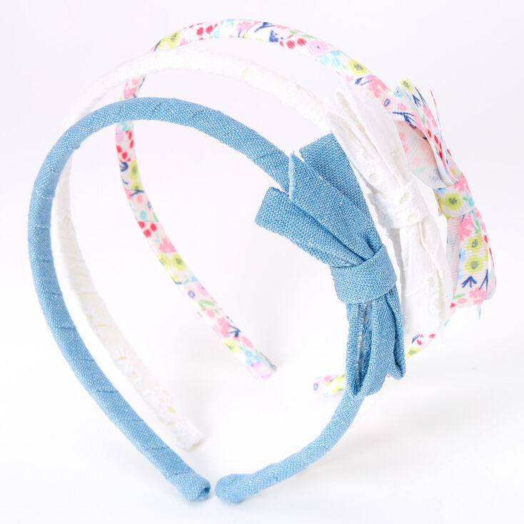 Claire&#39;s Club Bow Headbands - 3 Pack,