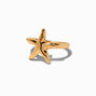 Gold-tone Starfish Statement Ring,