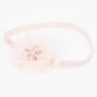 Claire&#39;s Club Pink Tulle Flower Headband,